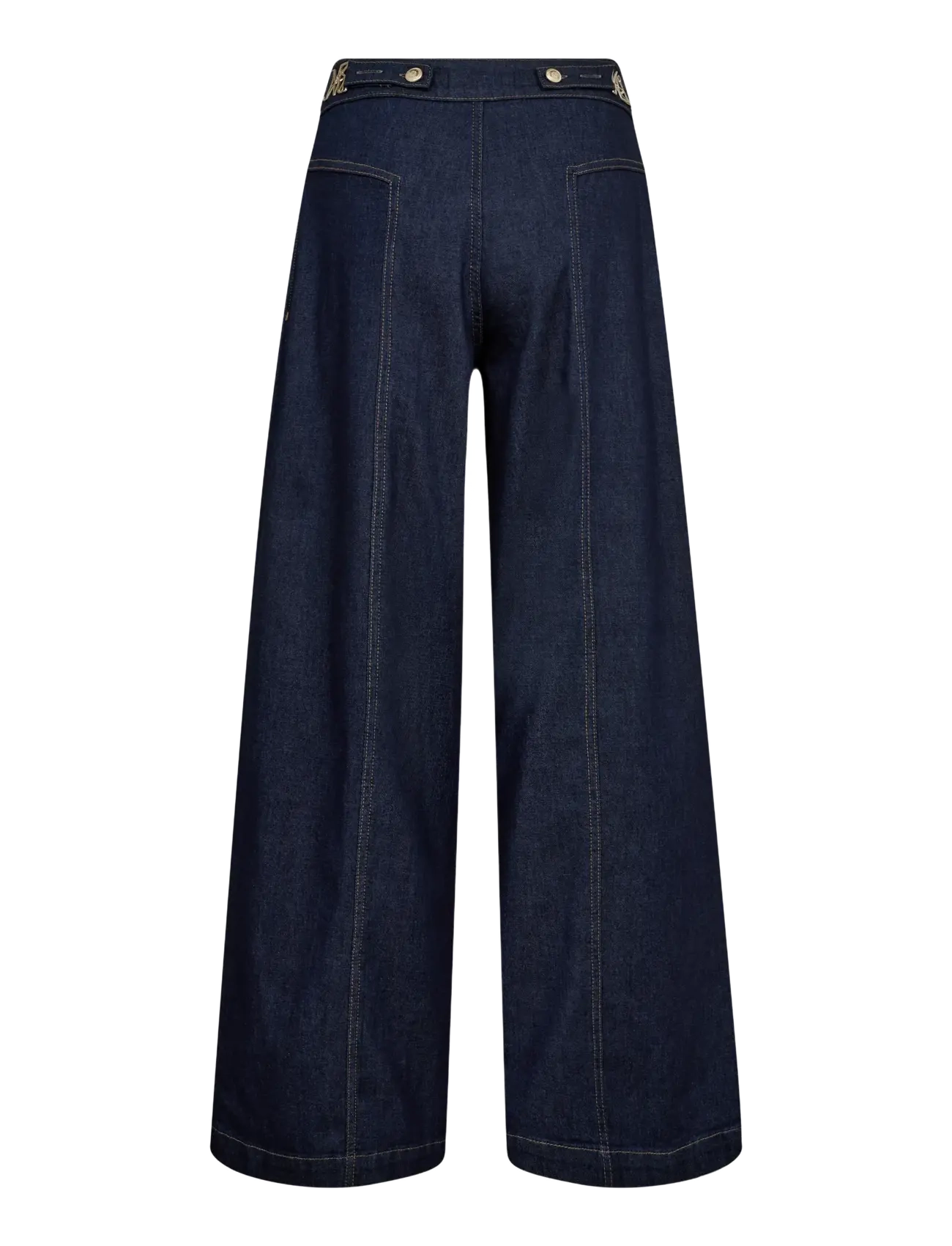 MOS MOSH - MMVerone Crispy Jeans - wide leg jeans - dark blue - 2