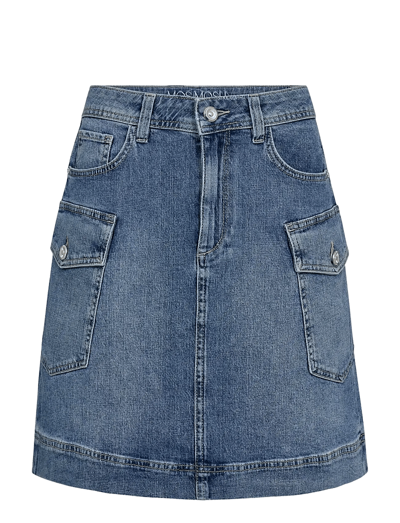 MOS MOSH - MMJacklyn Olesen Skirt - teksaseelikud - blue - 1
