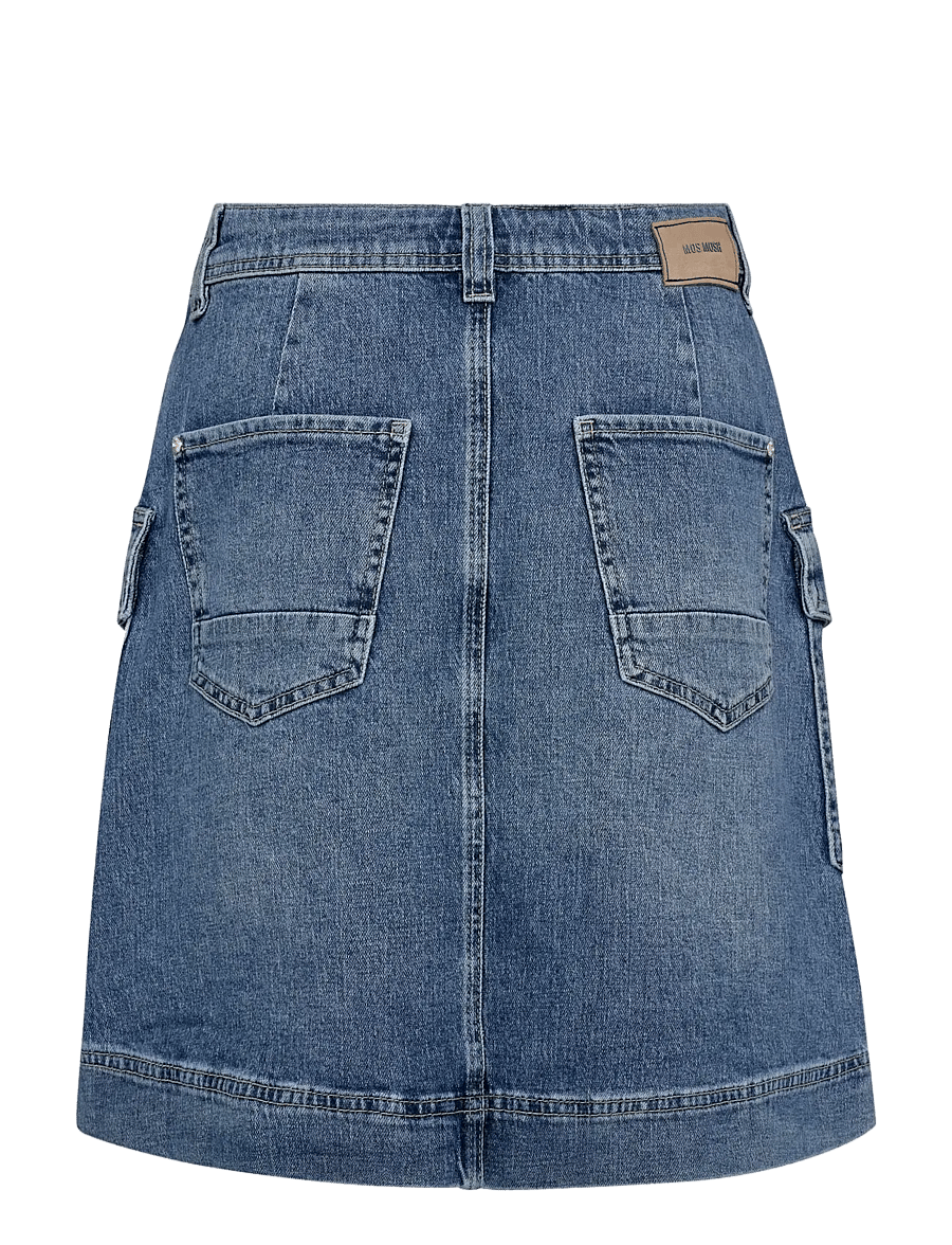 MOS MOSH - MMJacklyn Olesen Skirt - teksaseelikud - blue - 2
