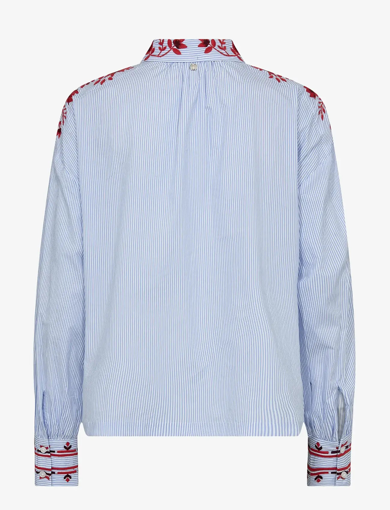 MOS MOSH - MMOsmo Stripey Shirt - langærmede skjorter - brunnera blue - 2