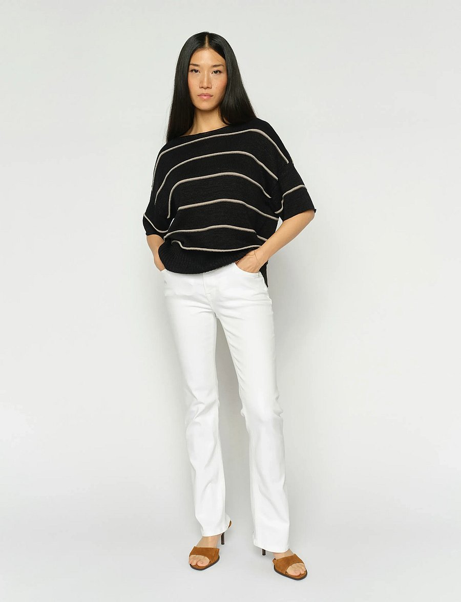 MOS MOSH - MMAshley Deluxe Jeans - bootcut-jeans - bright white - 0