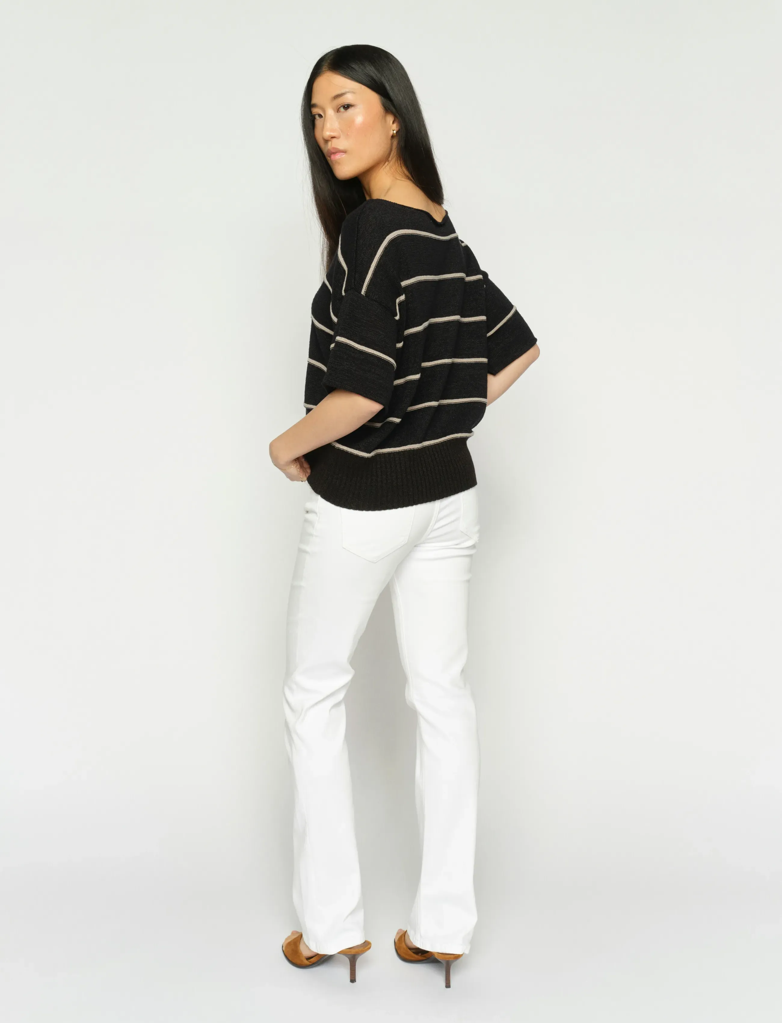 MOS MOSH - MMAshley Deluxe Jeans - bootcut jeans - bright white - 3