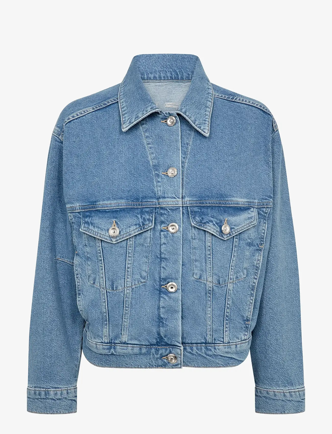 MOS MOSH - MMMavi Jentra Jacket - teksatagid - light blue - 1