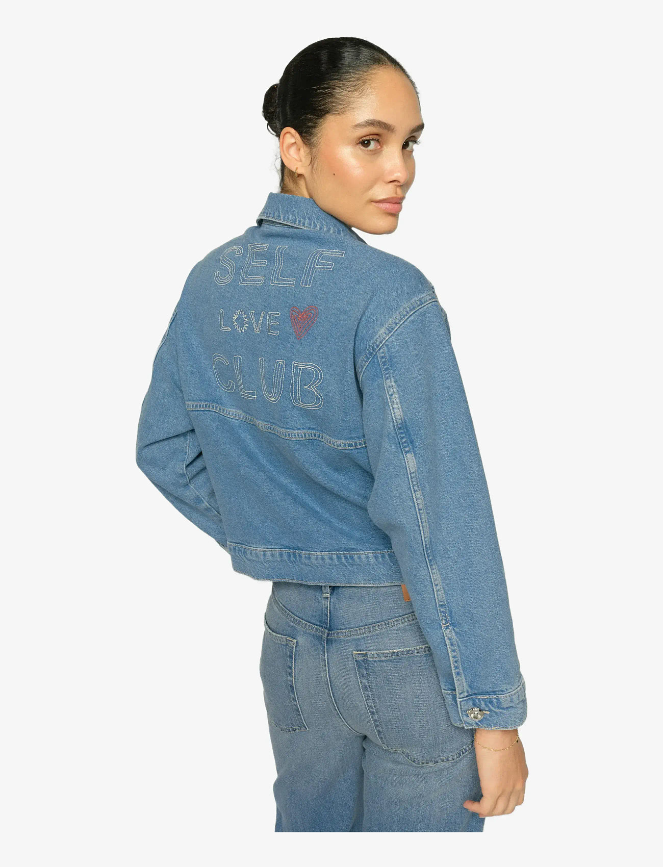 MOS MOSH - MMMavi Jentra Jacket - teksatagid - light blue - 3