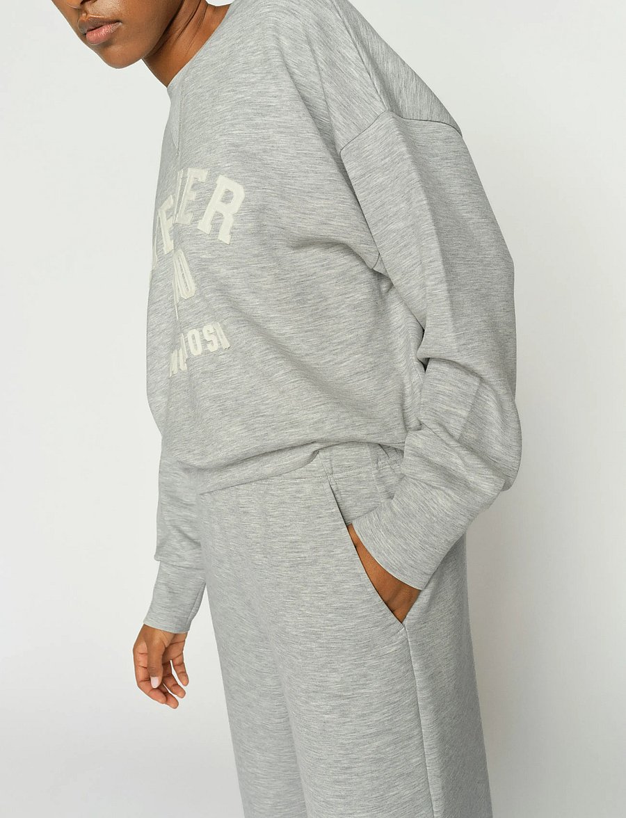 MOS MOSH - MMNima Sweatpant - mode trends - grey melange - 4