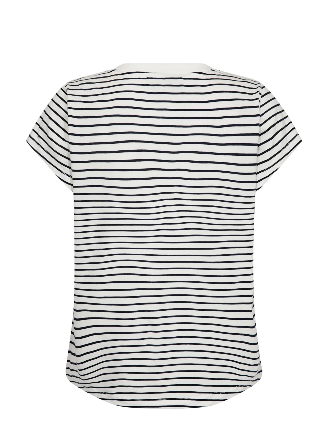 MOS MOSH - MMKala V-SS Stripe Tee - t-shirts - salute navy - 2