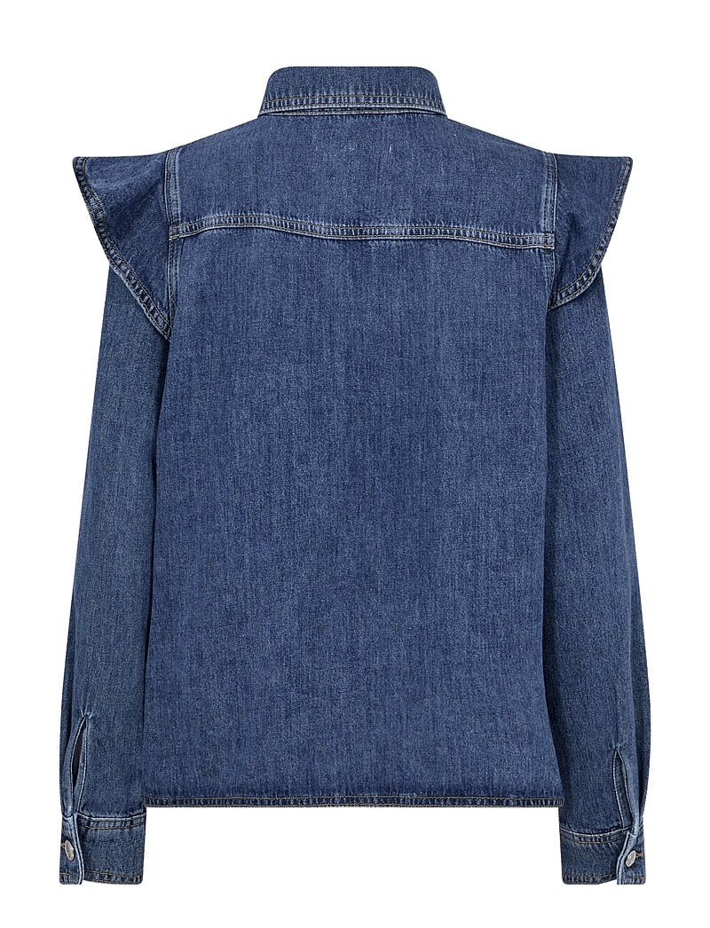 MOS MOSH - MMIrina Denim Shirt - denimskjorter - dark blue - 2