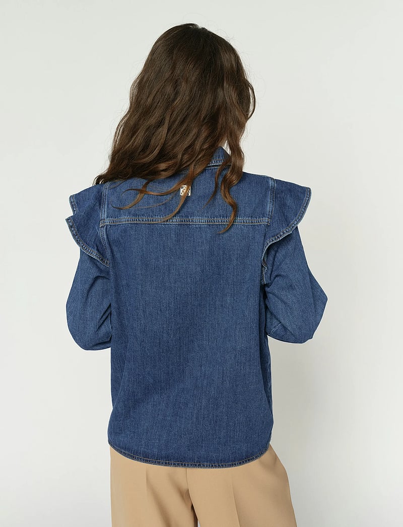 MOS MOSH - MMIrina Denim Shirt - denimskjorter - dark blue - 3
