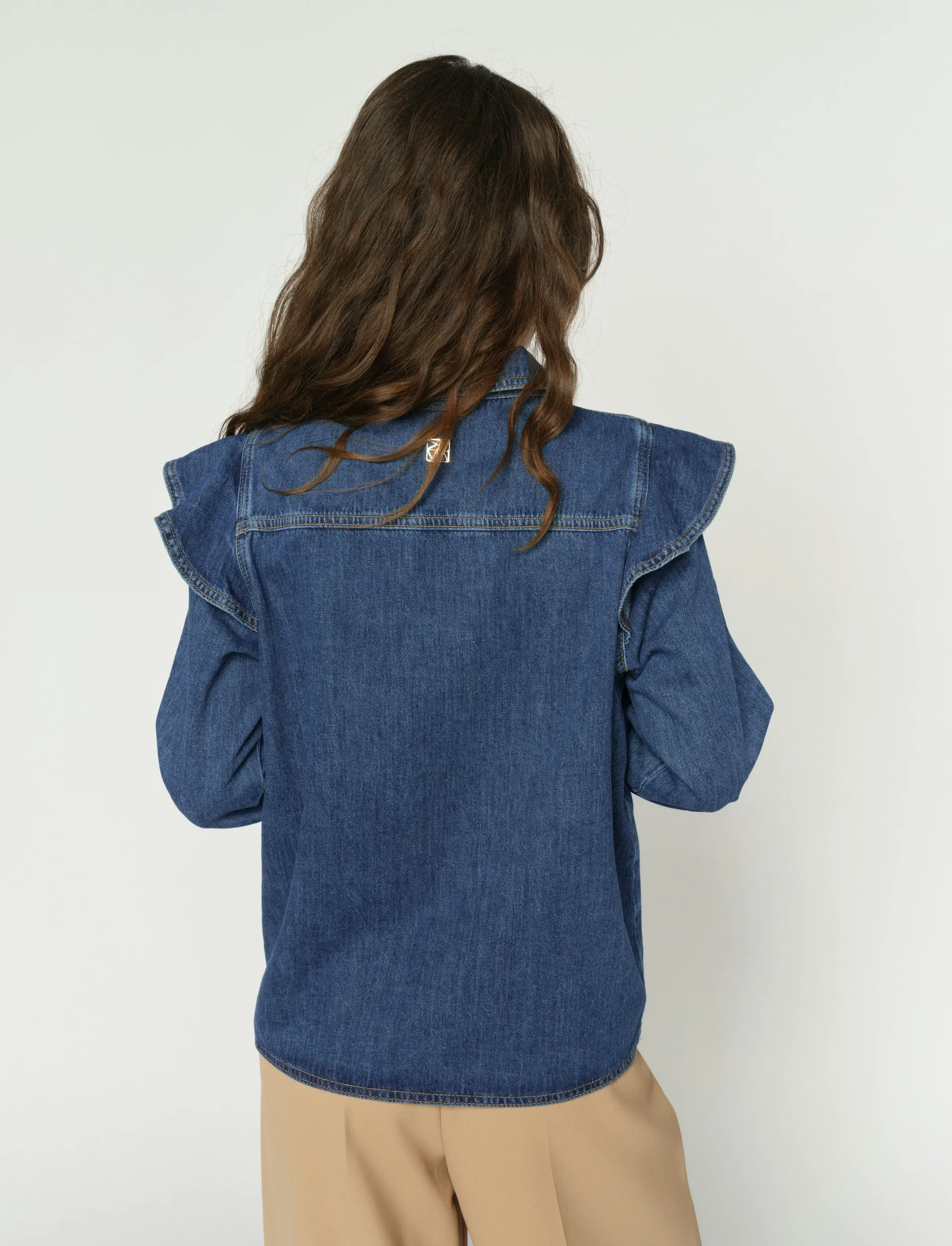 MOS MOSH - MMIrina Denim Shirt - jeanshemden - dark blue - 3