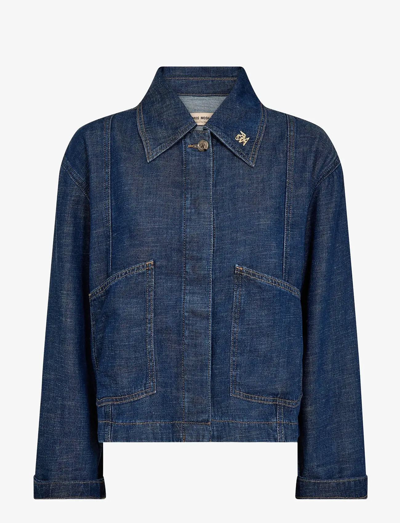 MOS MOSH - MMEyla Arge Jacket - denimjakker - dark blue - 1