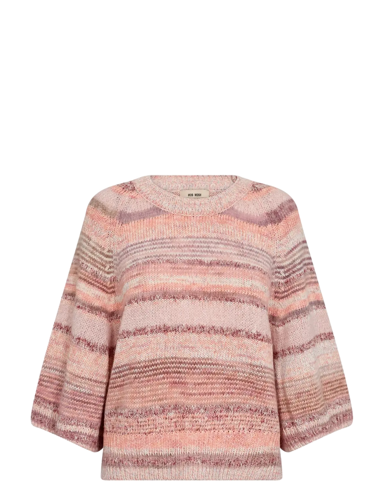 MOS MOSH MMEdele 3/4 Knit - Transitional Layering - PEACHY / pink/rose