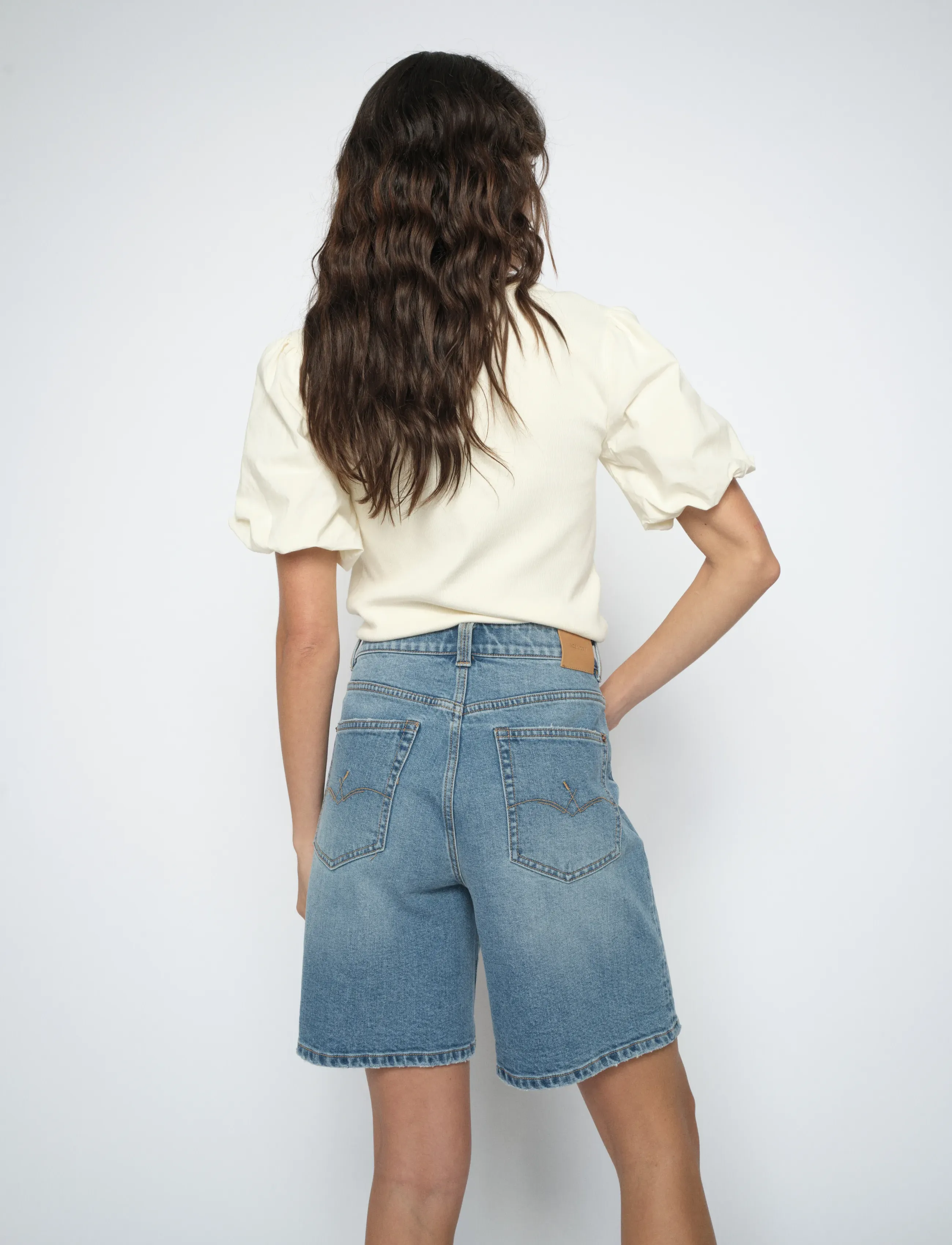 MOS MOSH - MMBati Denim  Shorts - jorts - blue - 3