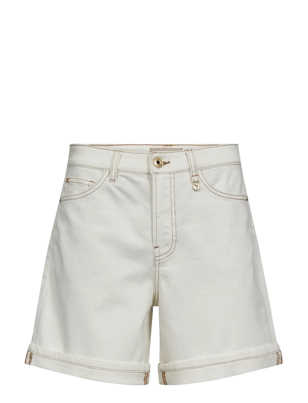 MOS MOSH Mmbati Denim Shorts Cream - 33 - Damen