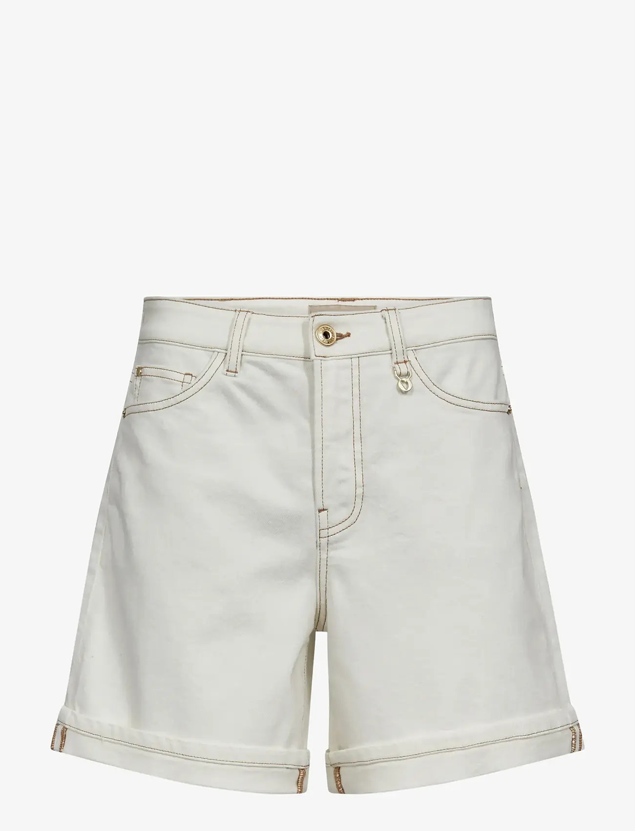 MOS MOSH - MMBati Denim  Shorts - lühikesed teksapüksid - ecru - 1