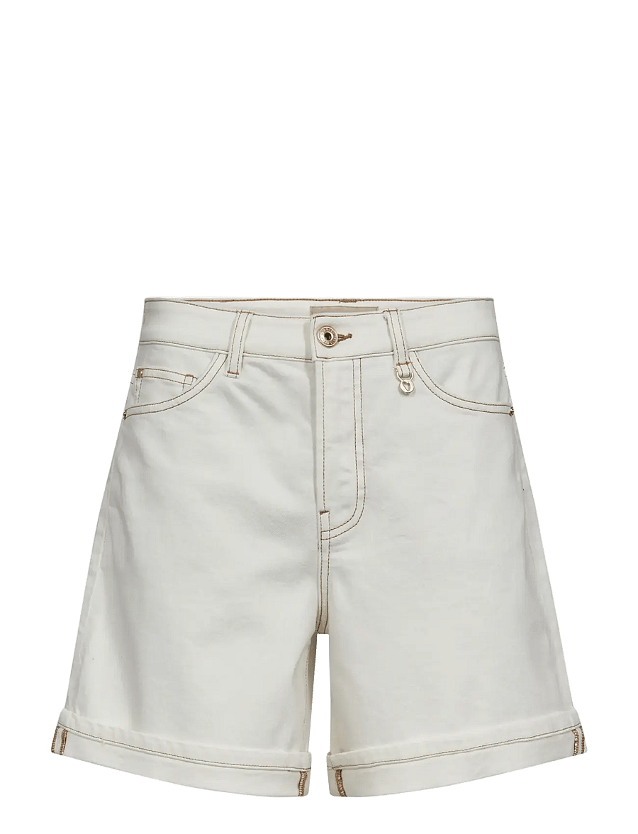 MOS MOSH - MMBati Denim Shorts - jeansshorts - ecru - 1