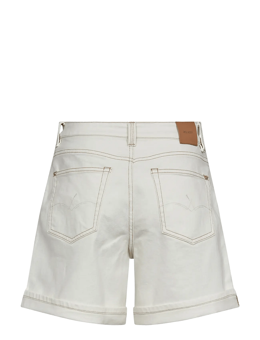 MOS MOSH - MMBati Denim Shorts - jeansshorts - ecru - 2