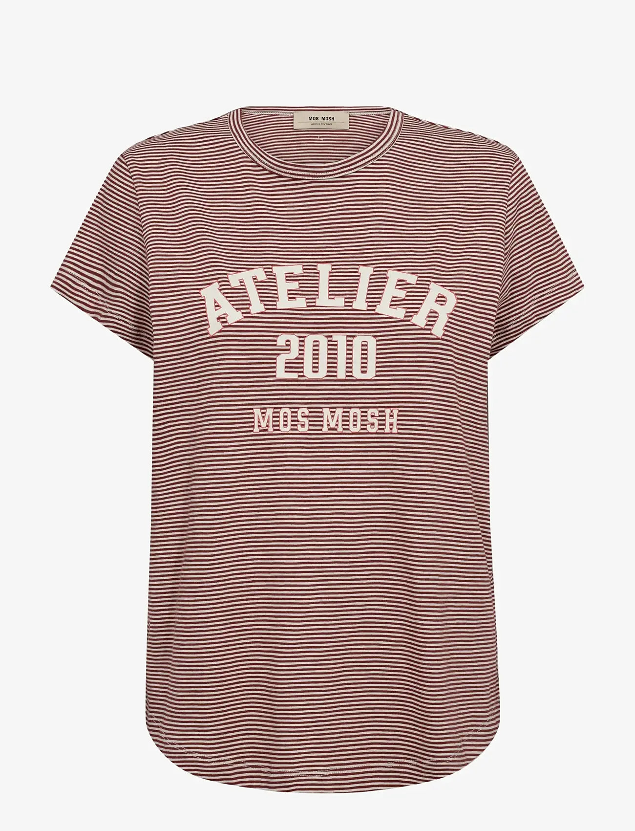 MOS MOSH - MMCamp O-SS Stripe Tee - t-shirts - cowhide - 1