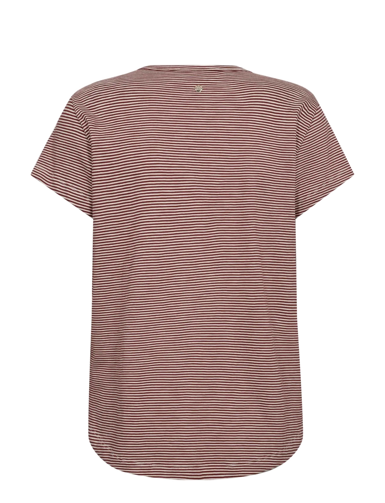 MOS MOSH - MMCamp O-SS Stripe Tee - t-särgid - cowhide - 2