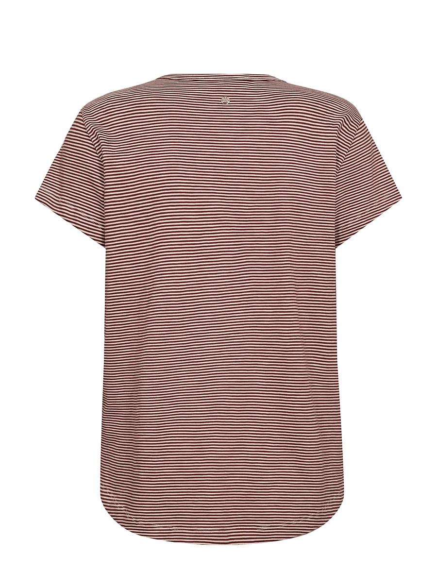 MOS MOSH - MMCamp O-SS Stripe Tee - t-shirts - cowhide - 2