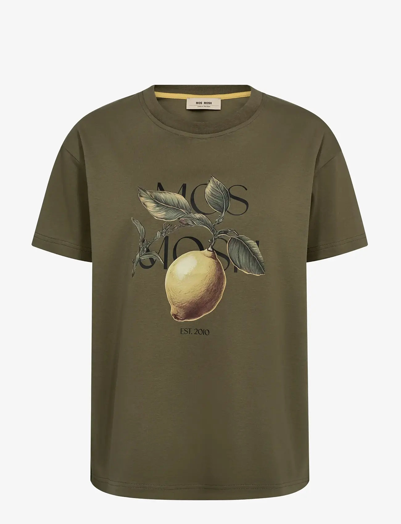 MOS MOSH - MMFruit O-SS Tee - t-shirts - burnt olive - 1