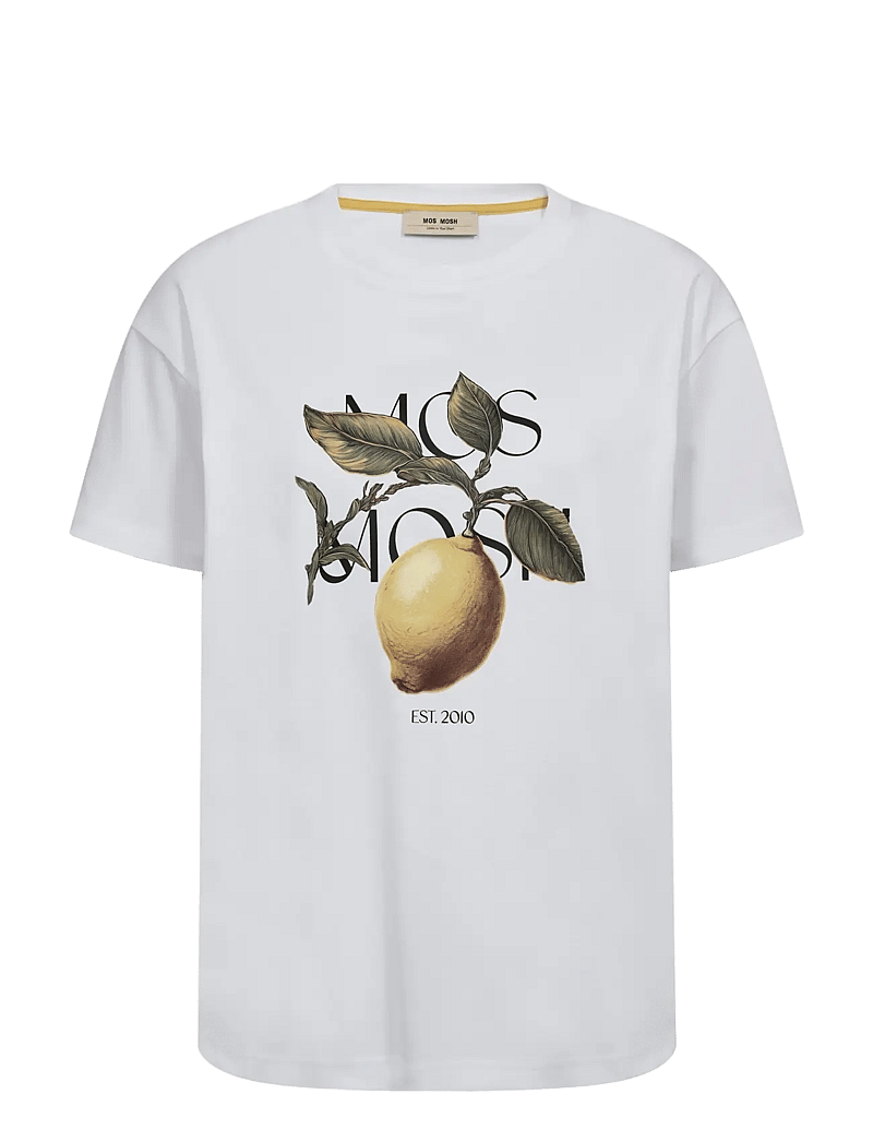 MOS MOSH - MMFruit O-SS Tee - t-shirts - white - 1