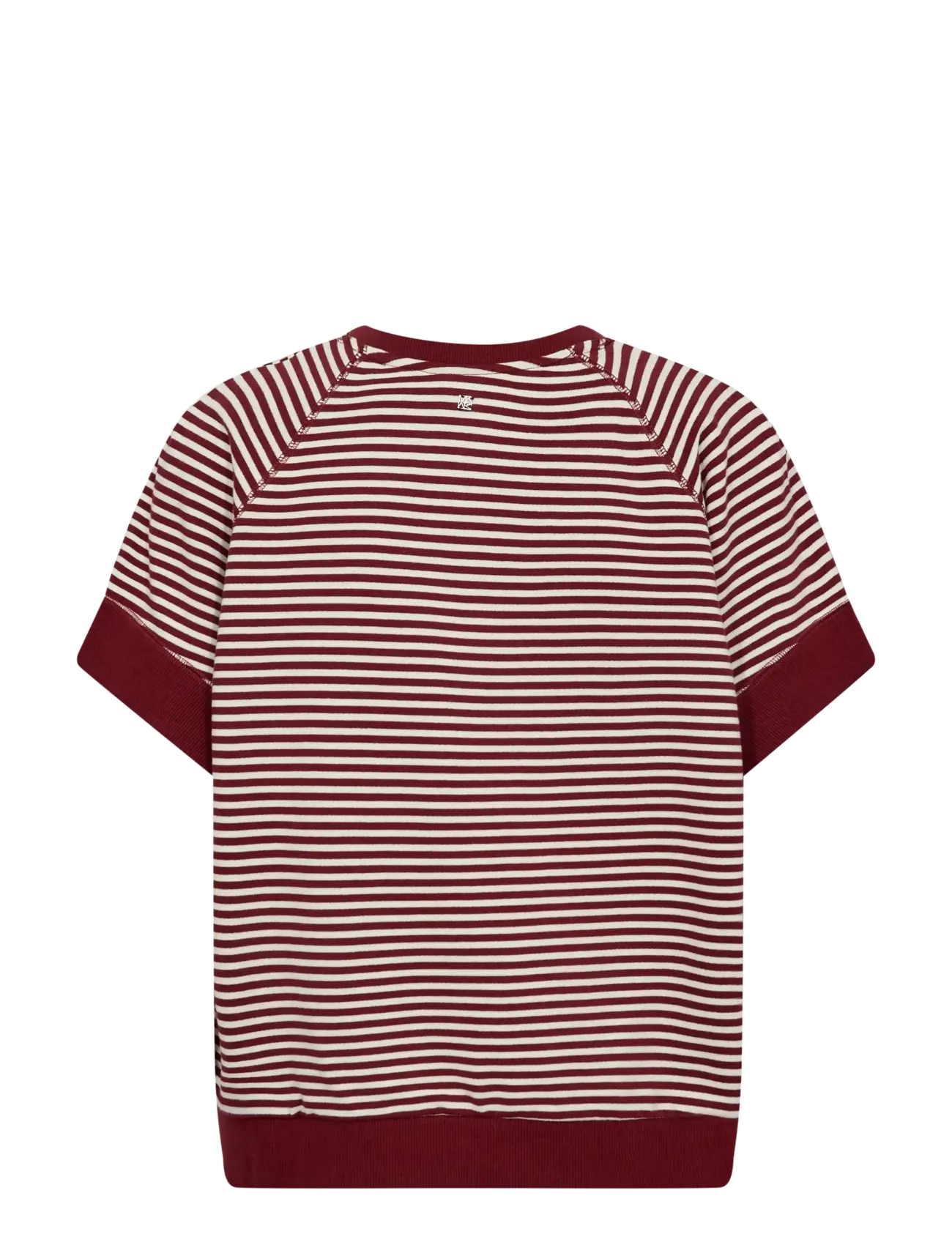 MOS MOSH - MMHolt V-SS Stripe Sweatshirt - neulepuserot - cabernet - 2