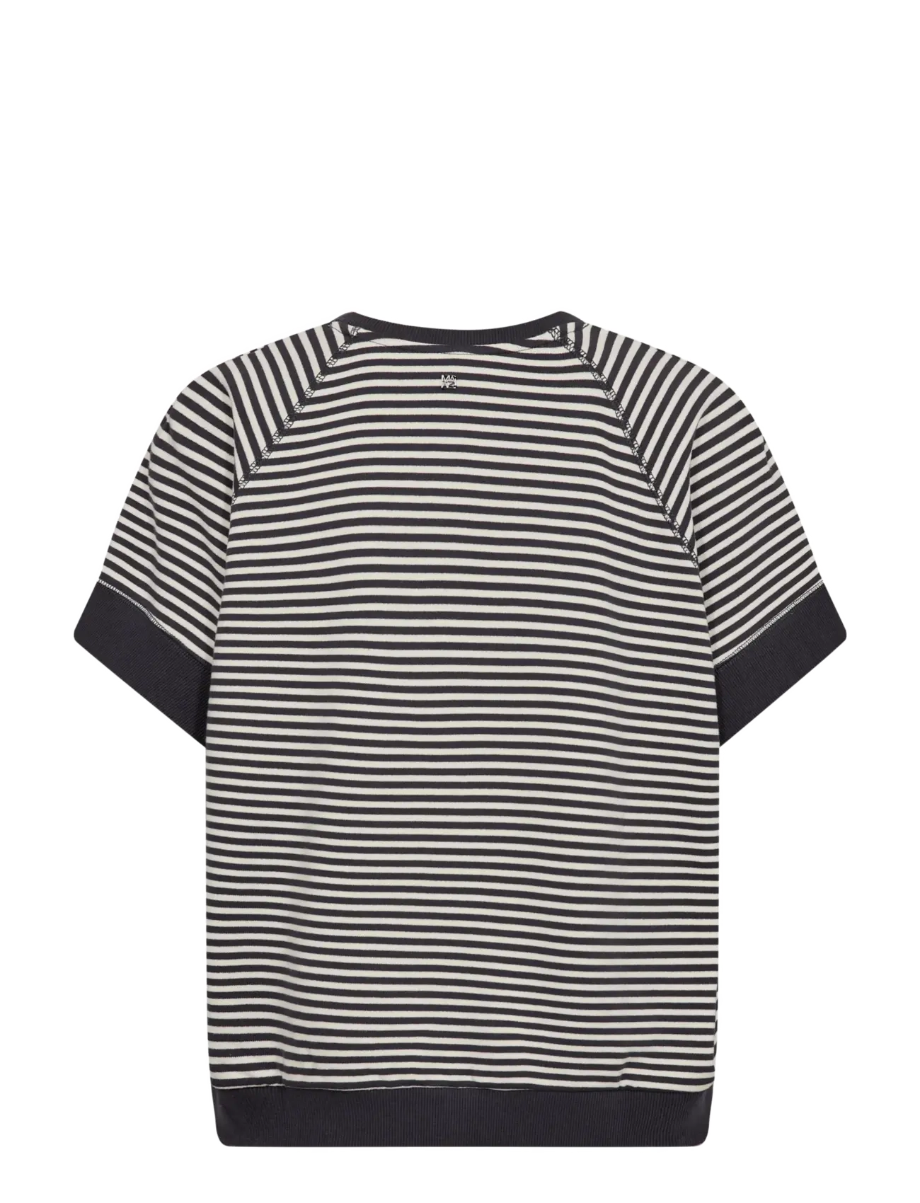 MOS MOSH - MMHolt V-SS Stripe Sweatshirt - gebreide truien - india ink - 2