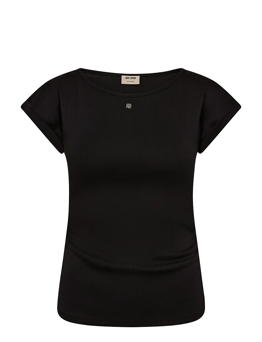MOS MOSH - MMMall O-SL Tee - t-shirts - black - 1