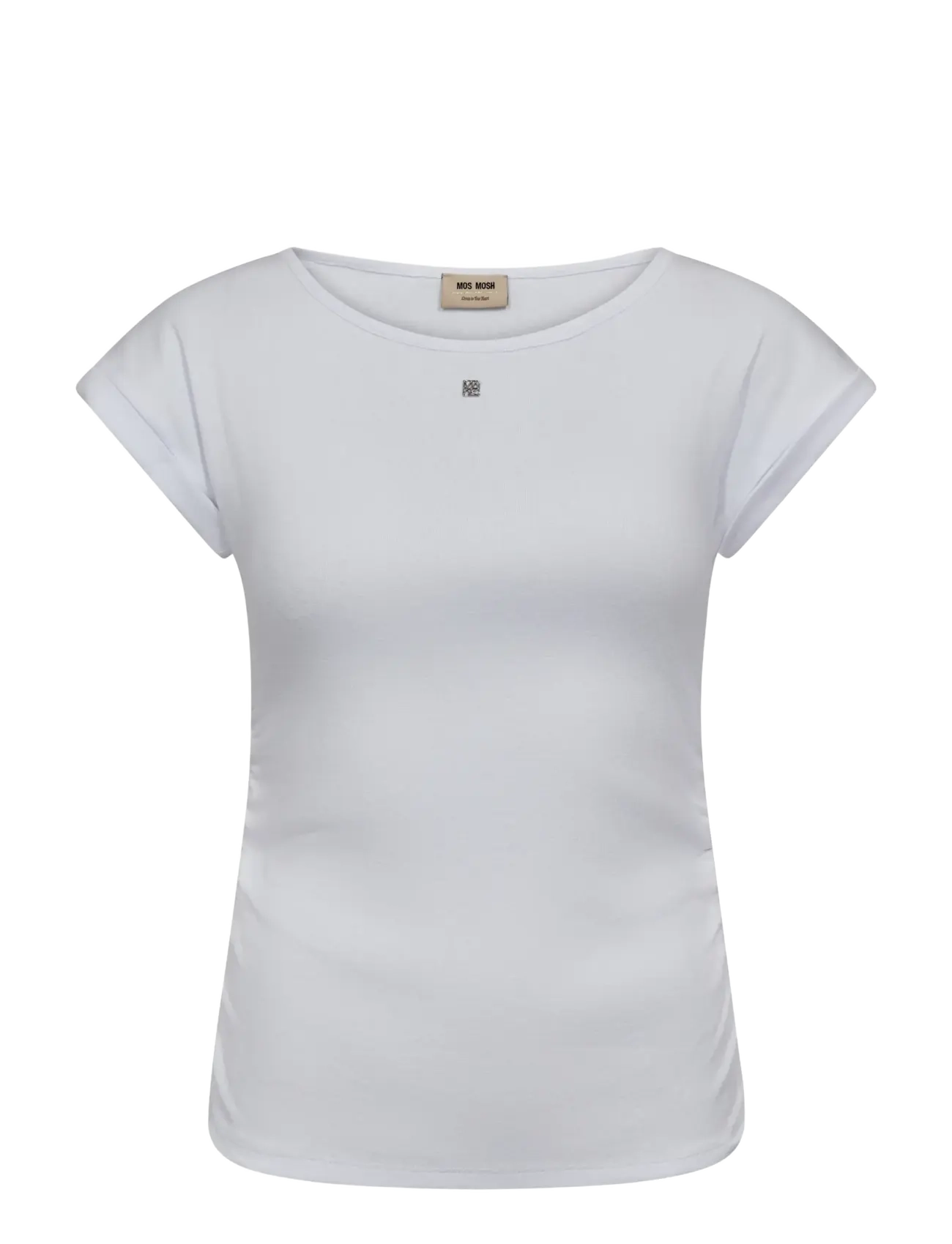 MOS MOSH MMMall O-SL Tee - T-särgid ja alussärgid - WHITE / white