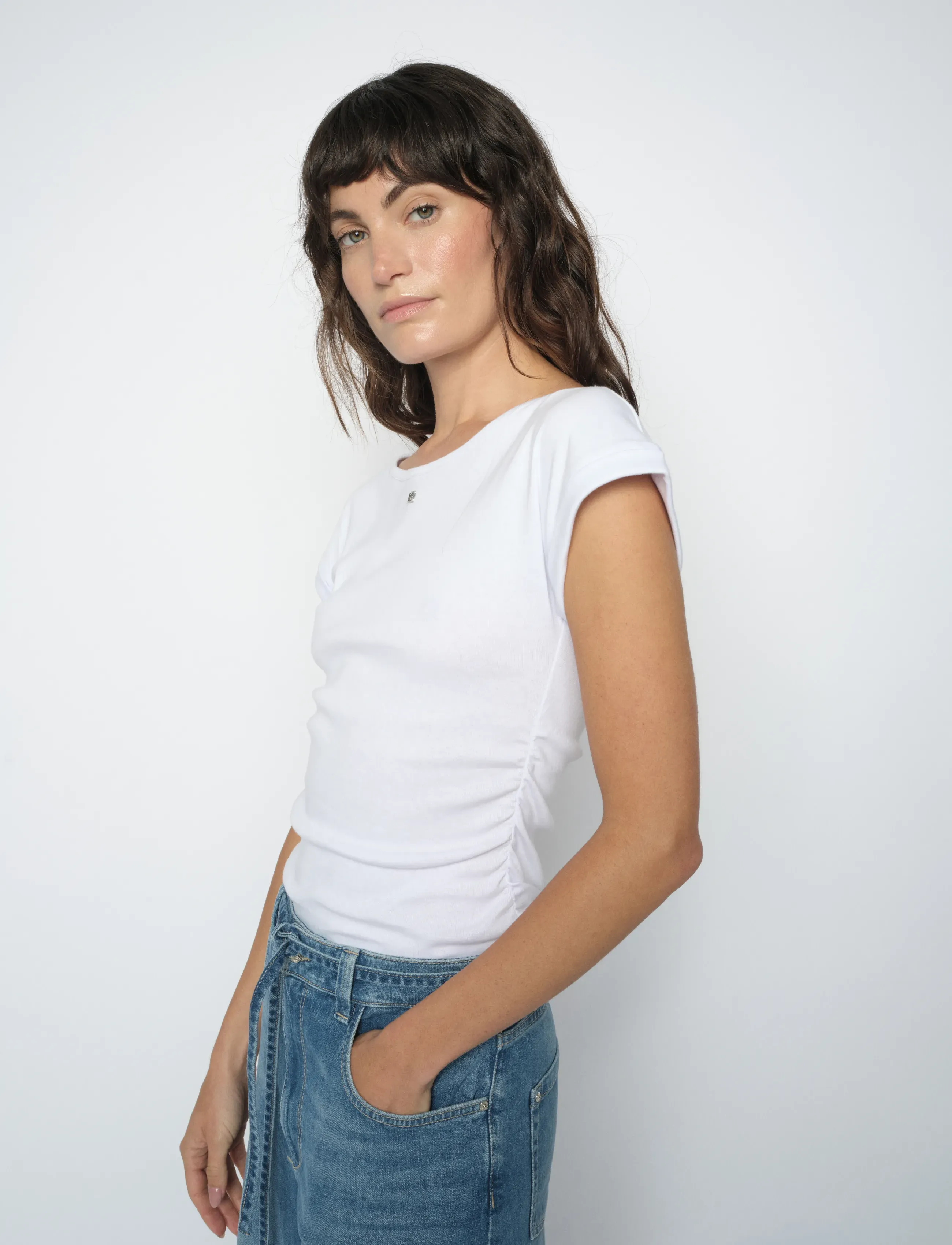 MOS MOSH - MMMall O-SL Tee - t-shirts - white - 3