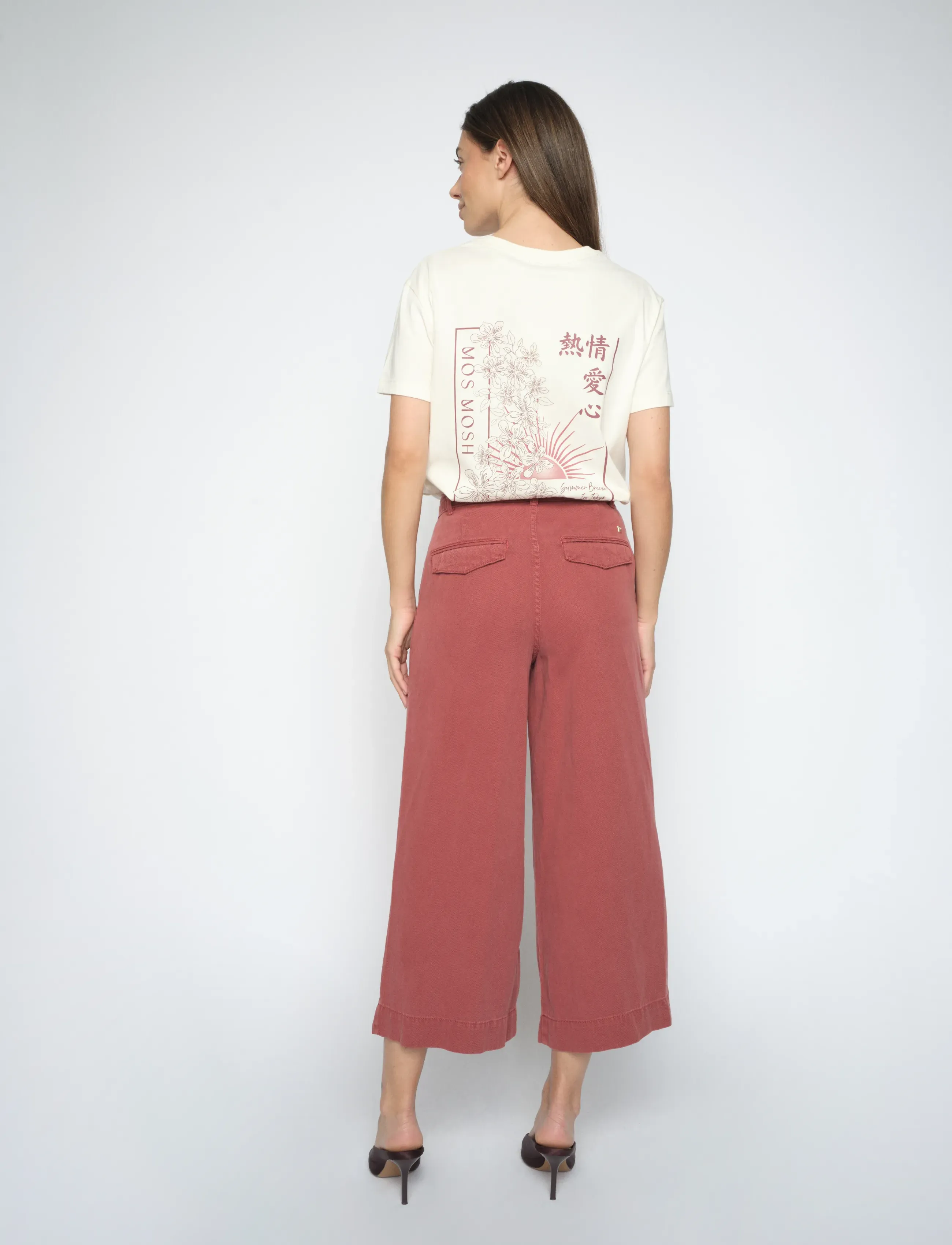 MOS MOSH - MMSaiko O-SS Tee - t-shirts - ecru - 3