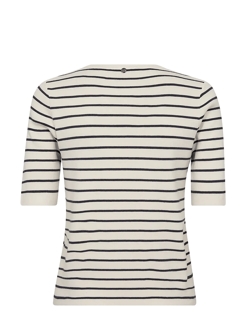 MOS MOSH - MMAliz Caliz Stripe SS Knit - jumpers - india ink - 2