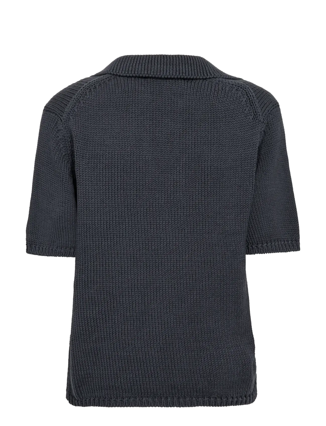 MOS MOSH - MMArin SS Collar Cotton Knit - jumpers - india ink - 1
