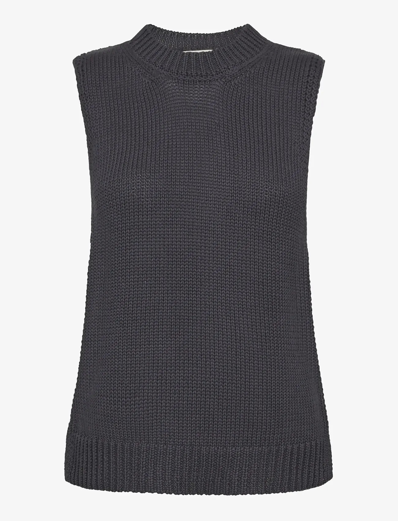 MOS MOSH - MMBine Cotton SL Knit Top - tanktops - india ink - 1