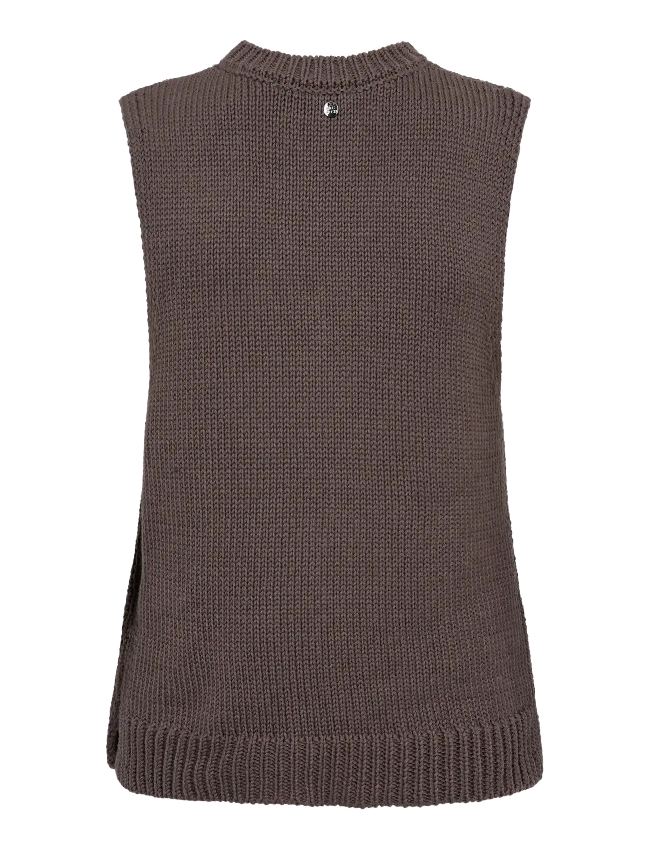 MOS MOSH - MMBine Cotton SL Knit Top - tanktops - subterranean - 1