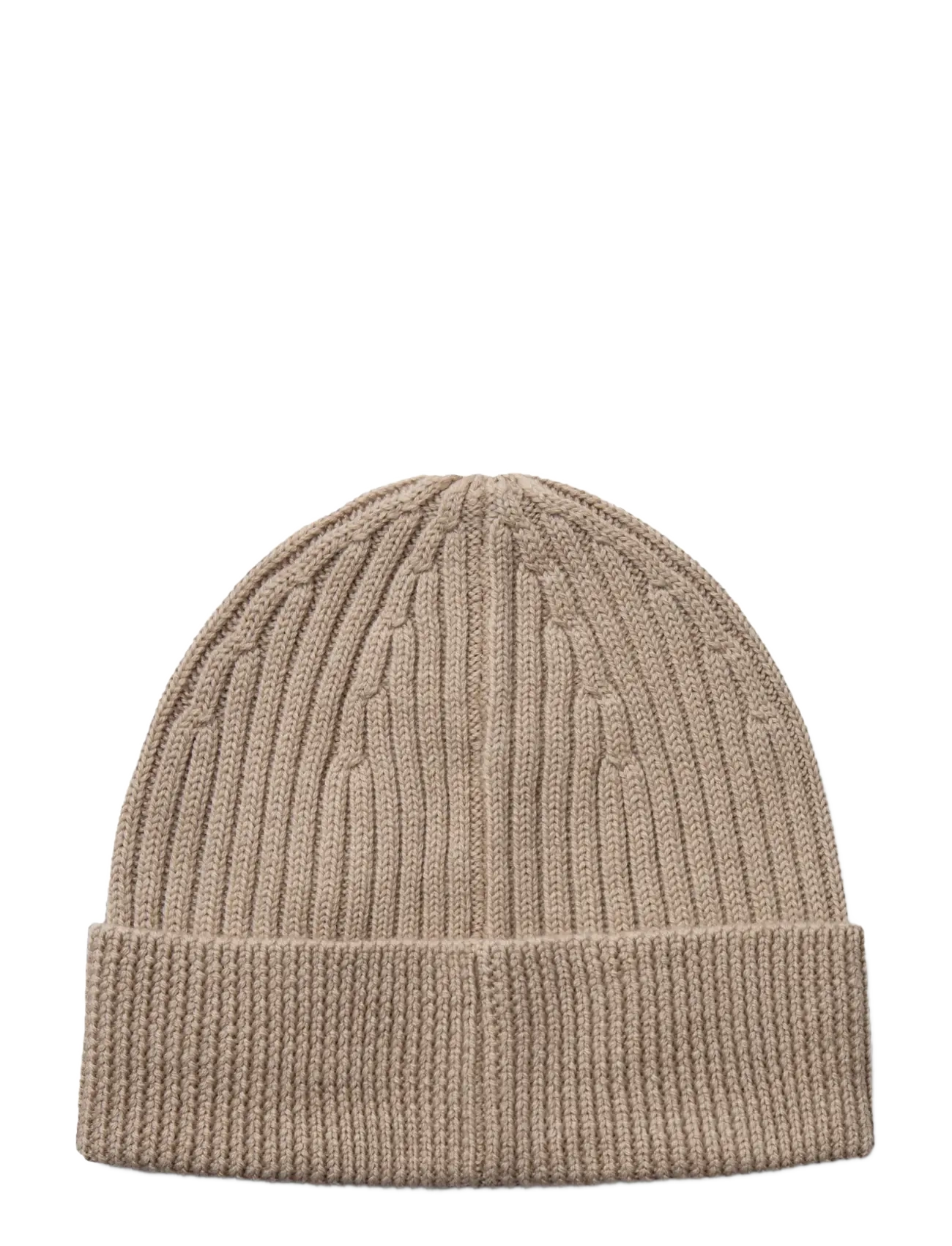MOS MOSH - MMTova Wool Rib Hat - mütsid - doeskin - 1