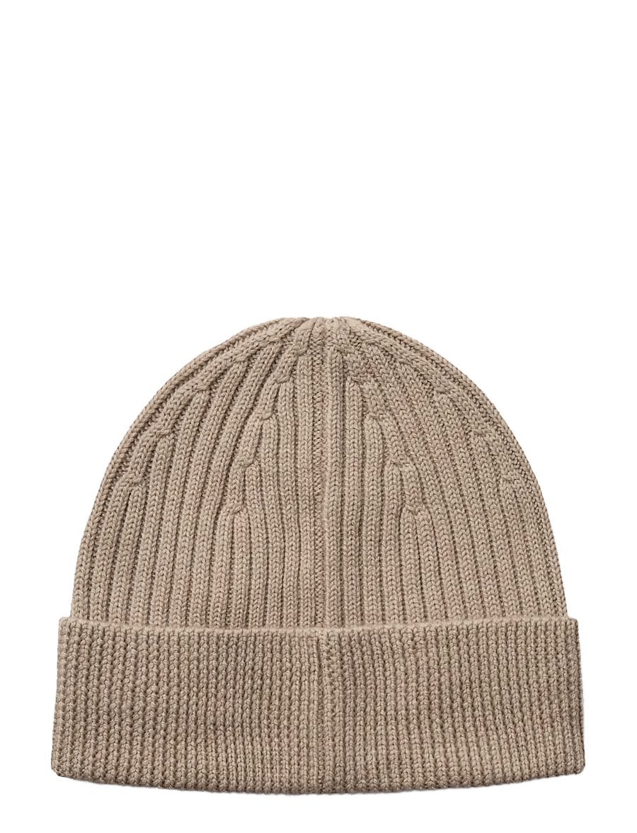 MOS MOSH - MMTova Wool Rib Hat - hatte - doeskin - 1