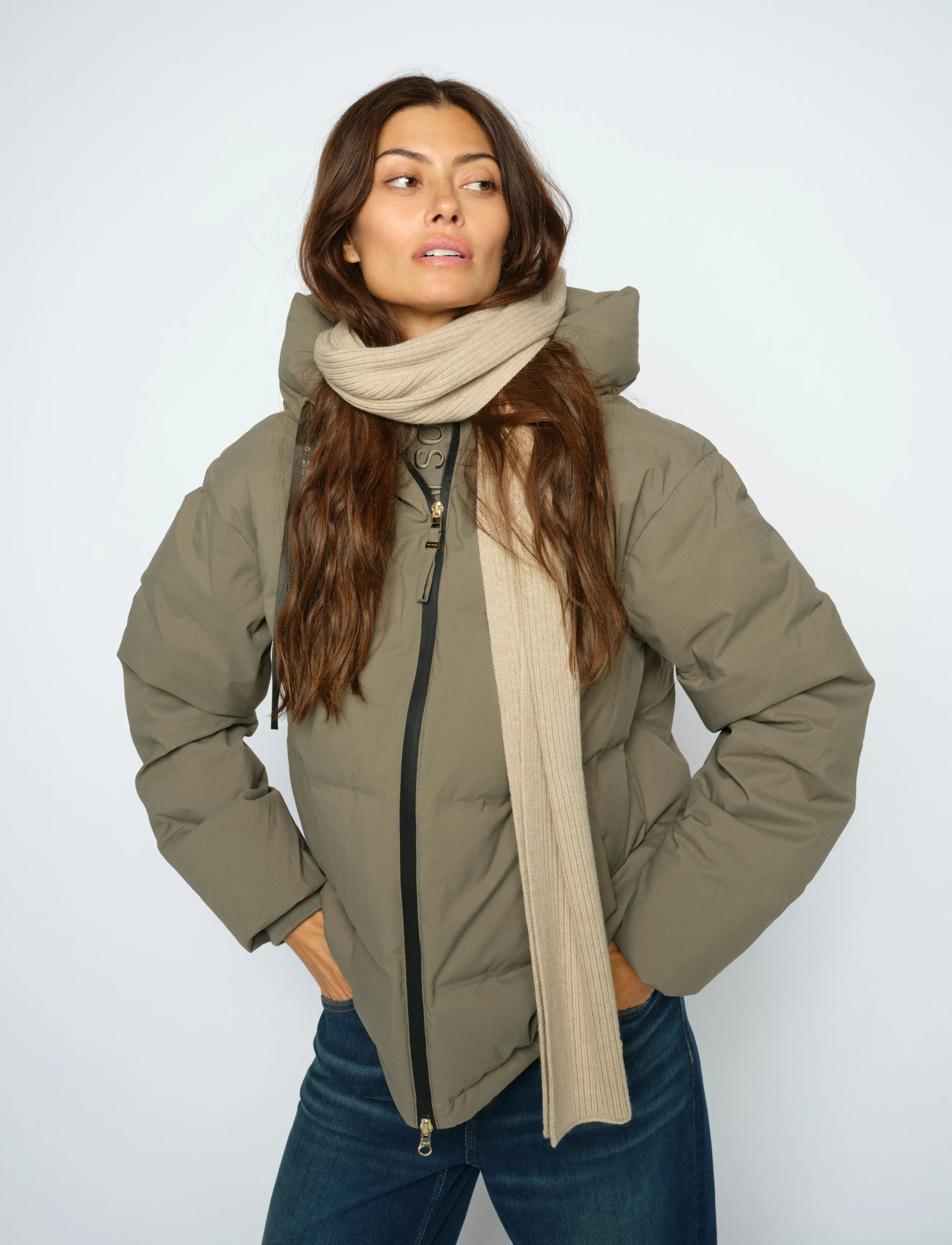 Mmtova Wool Rib Scarf