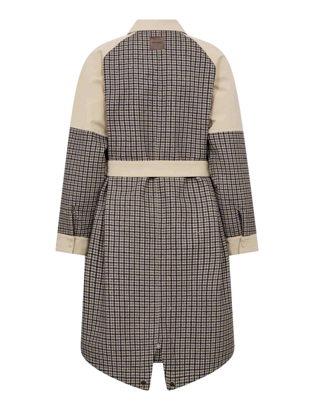 MOS MOSH - MMAline Check Jacket - vihmamantlid - doeskin - 2