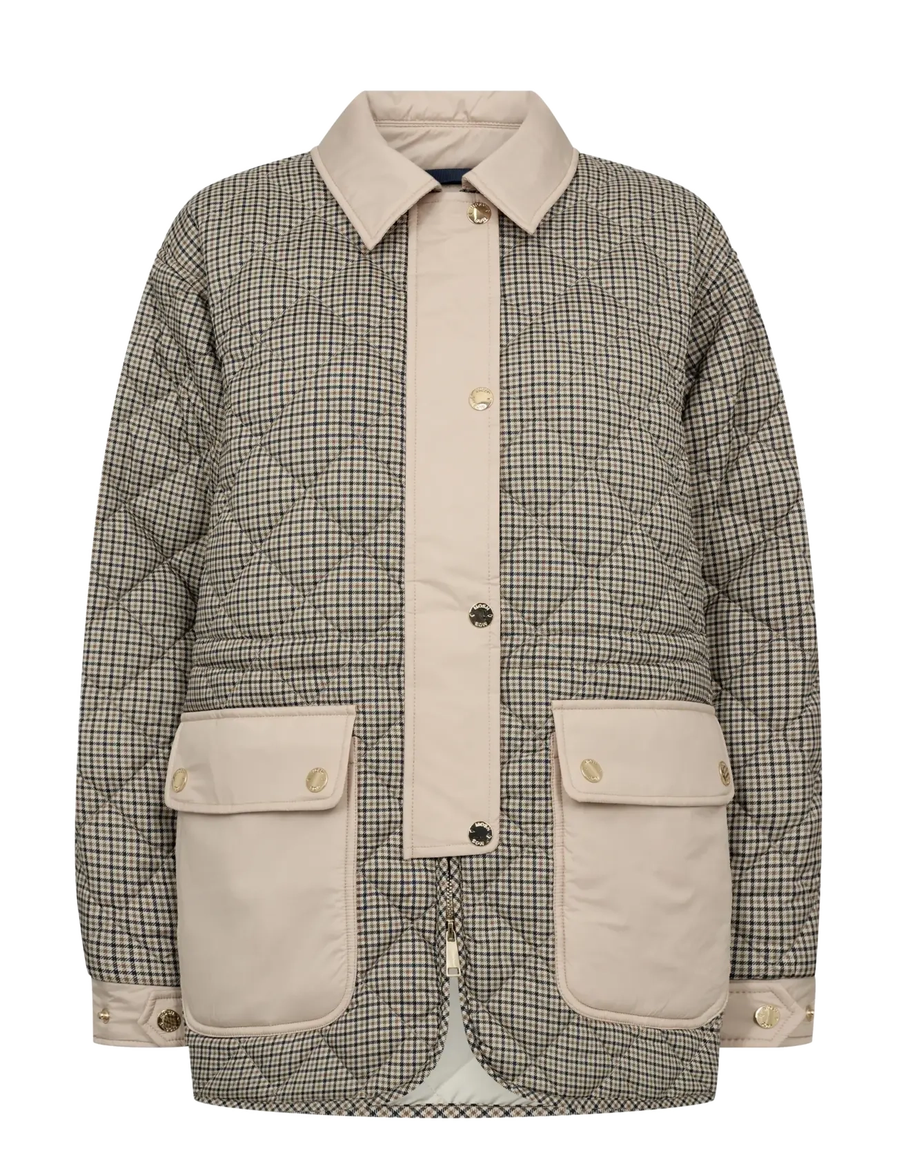 MOS MOSH - MMAnna Rye Check Jacket - doeskin - 1