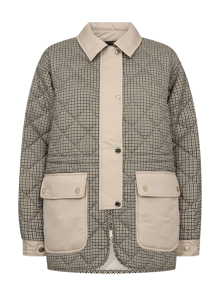MOS MOSH - MMAnna Rye Check Jacket - doeskin - 1
