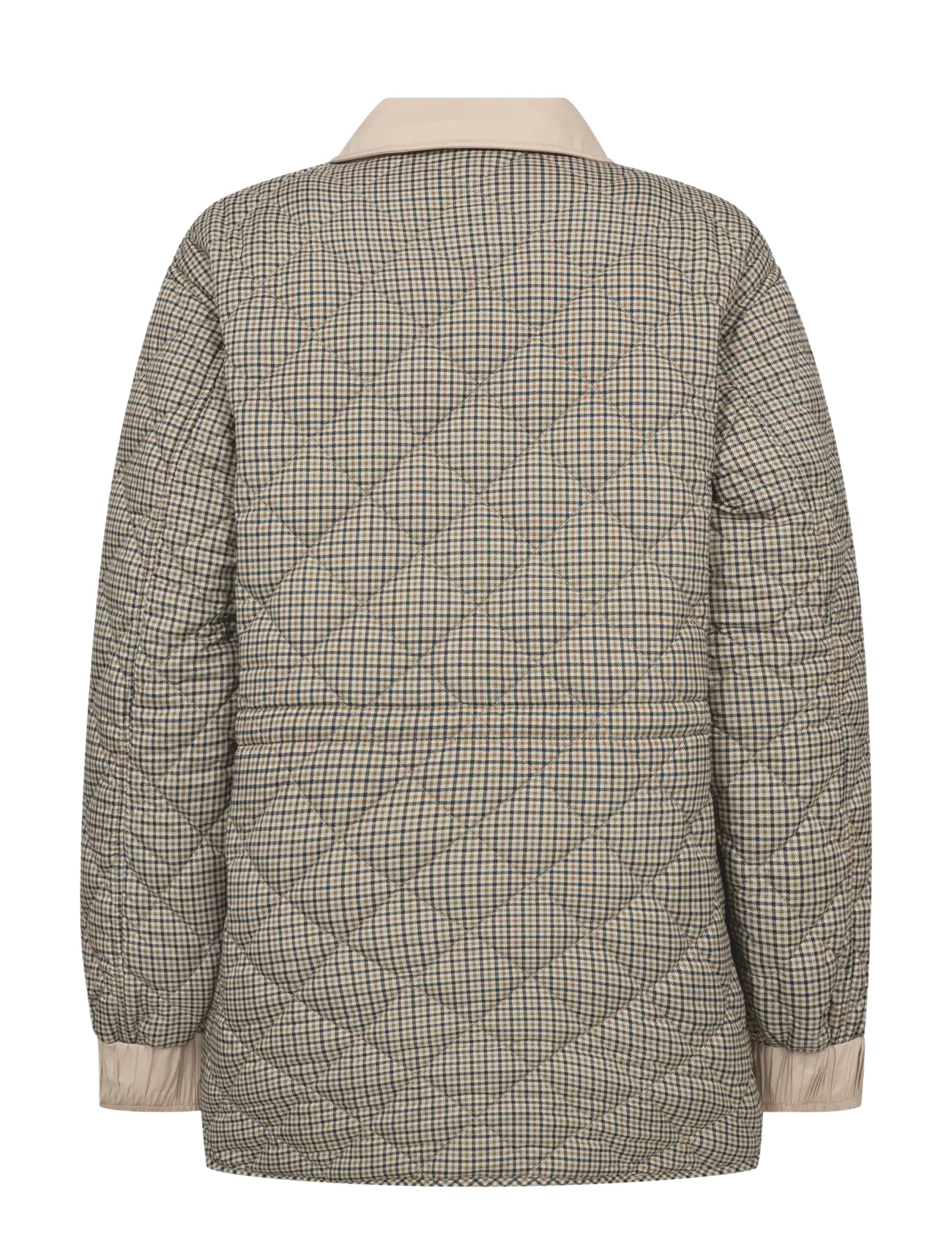 MOS MOSH - MMAnna Rye Check Jacket - vårjackor - doeskin - 2