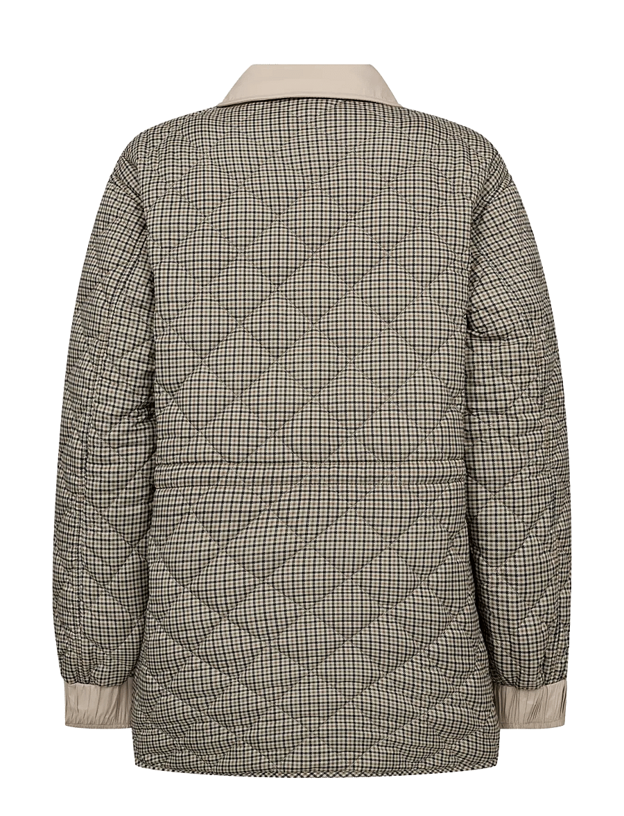 MOS MOSH - MMAnna Rye Check Jacket - doeskin - 2