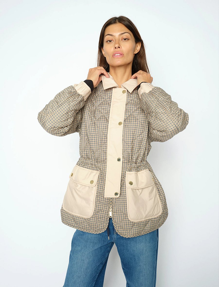 MOS MOSH - MMAnna Rye Check Jacket - doeskin - 4