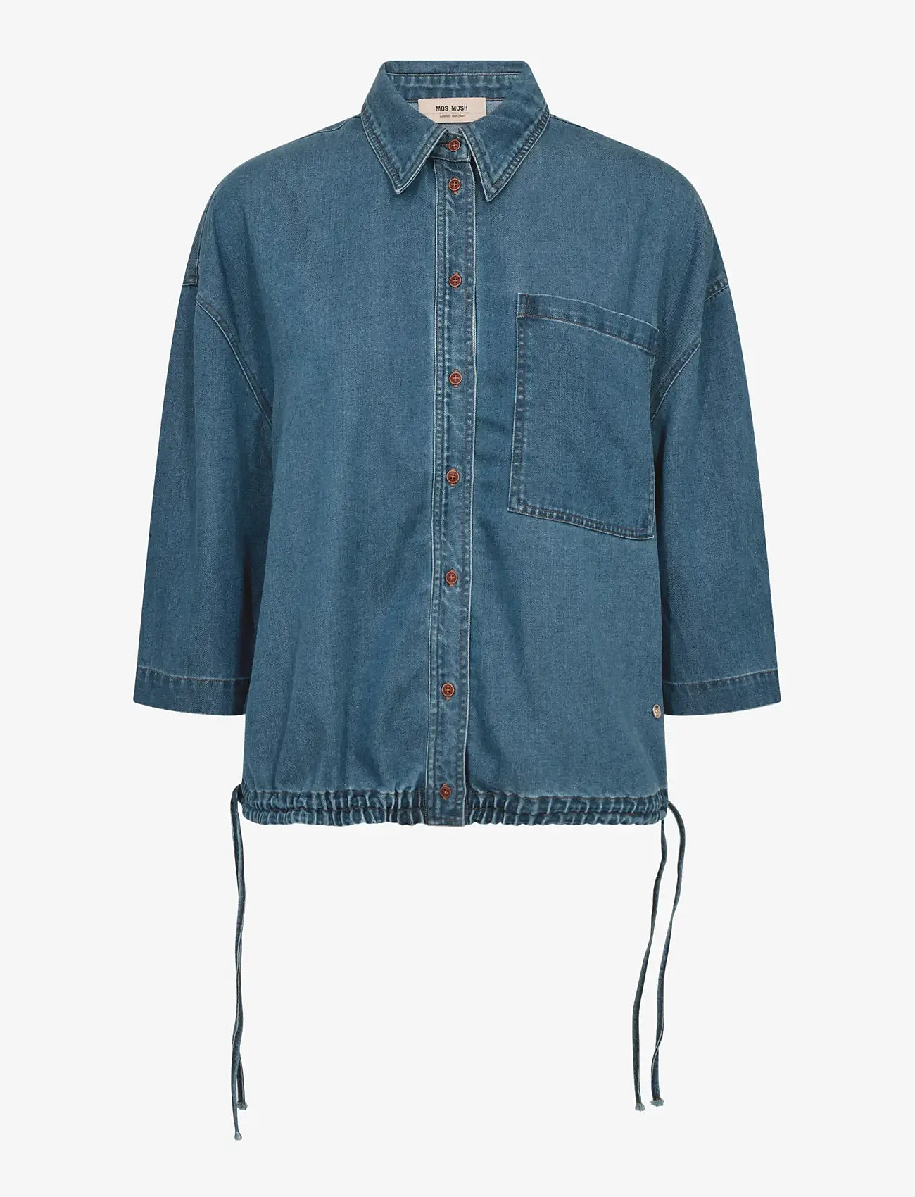 MOS MOSH - MMTessa Lich Shirt - denimskjorter - blue - 1