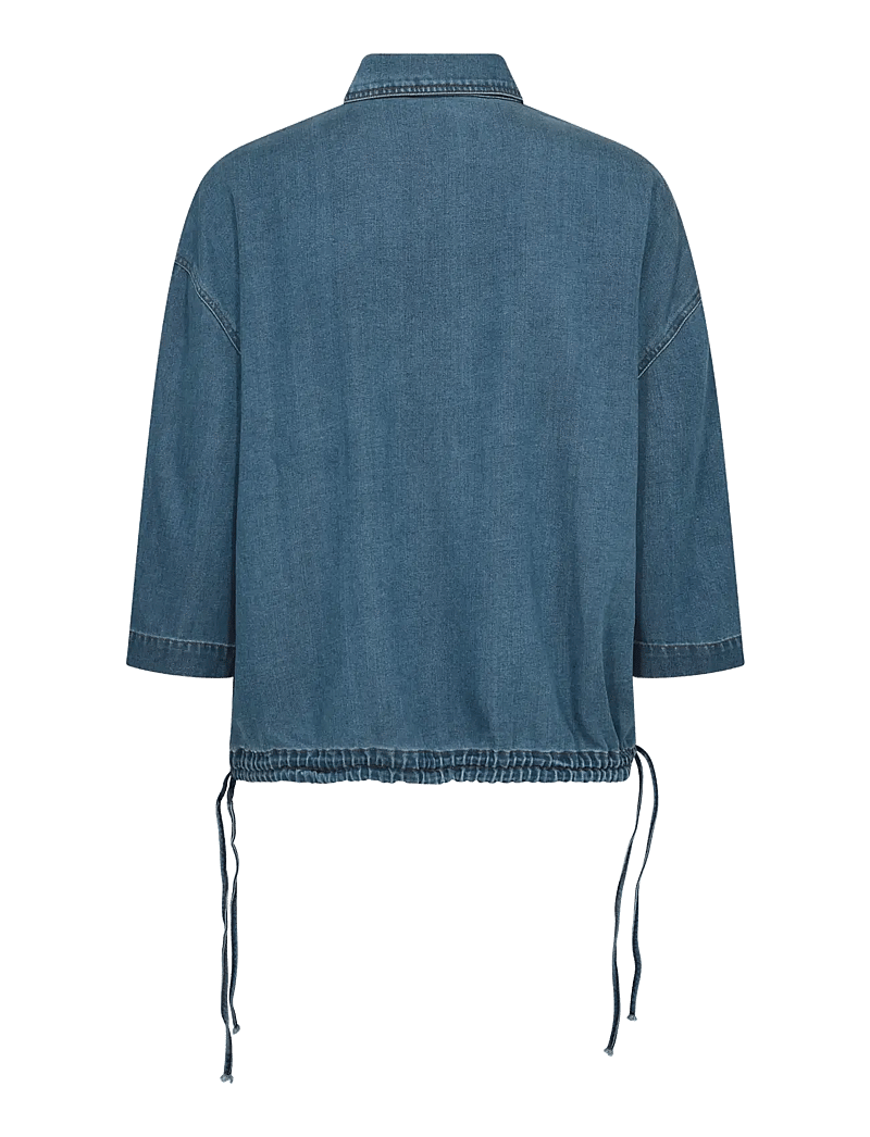 MOS MOSH - MMTessa Lich Shirt - denimskjorter - blue - 2