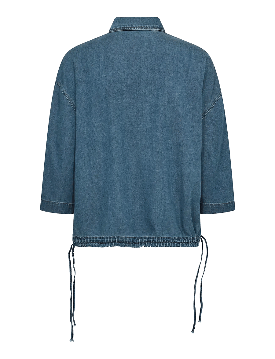 MOS MOSH - MMTessa Lich Shirt - denimskjorter - blue - 2