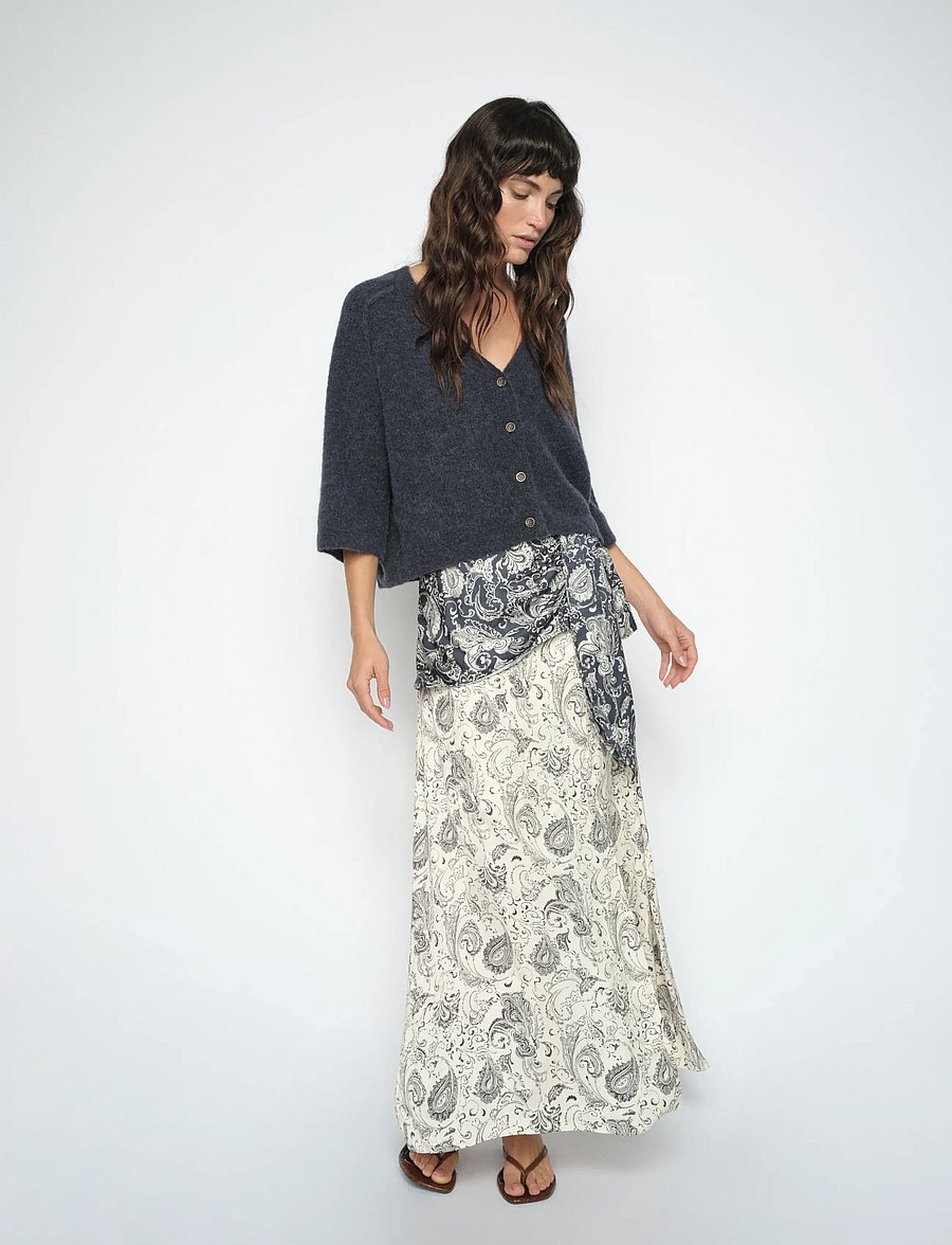 MOS MOSH - MMHilara Winding Skirt - wrap skirts - ecru - 0