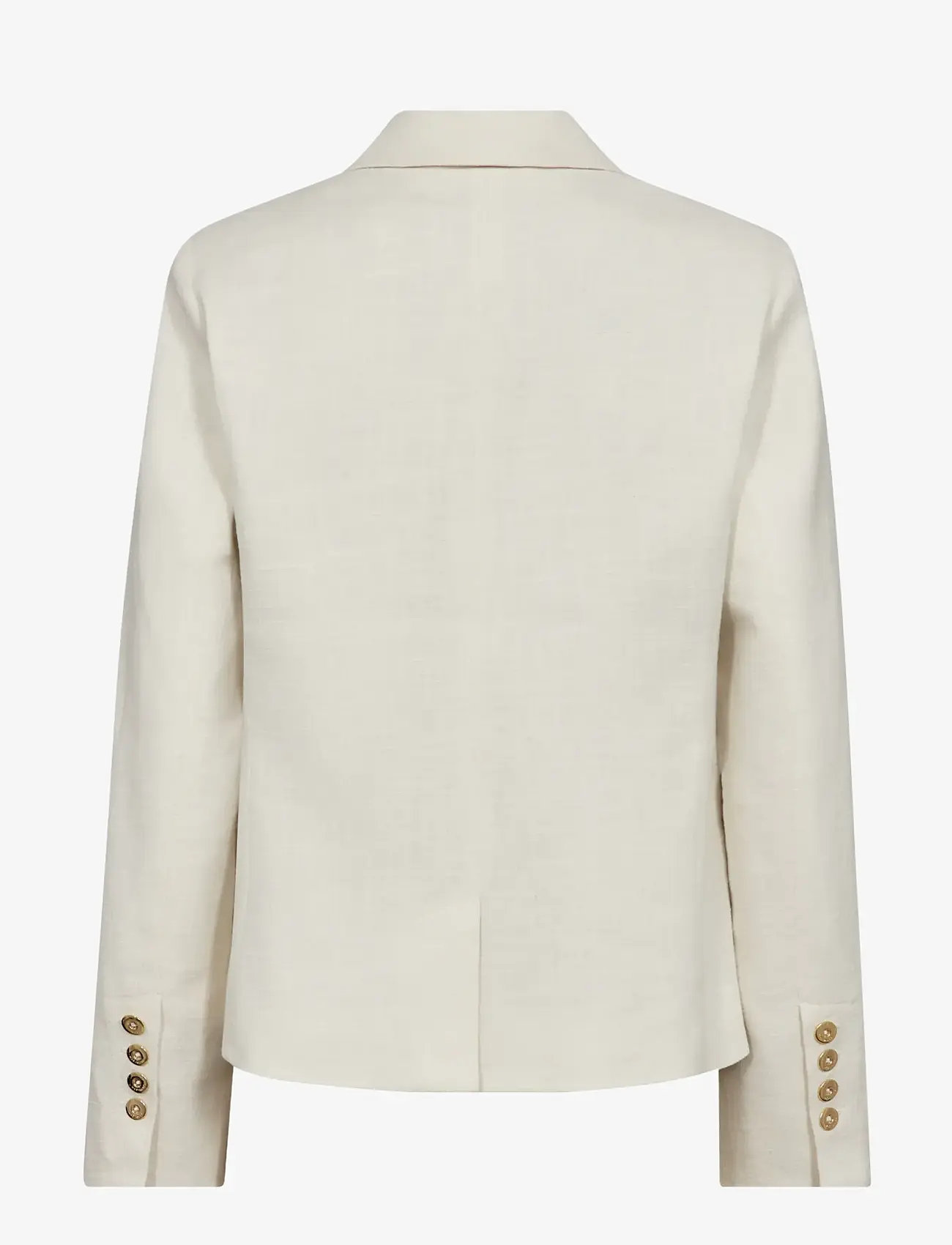 MOS MOSH - MMBelize Ramie Blazer - dobbeltradede blazere - ecru - 2