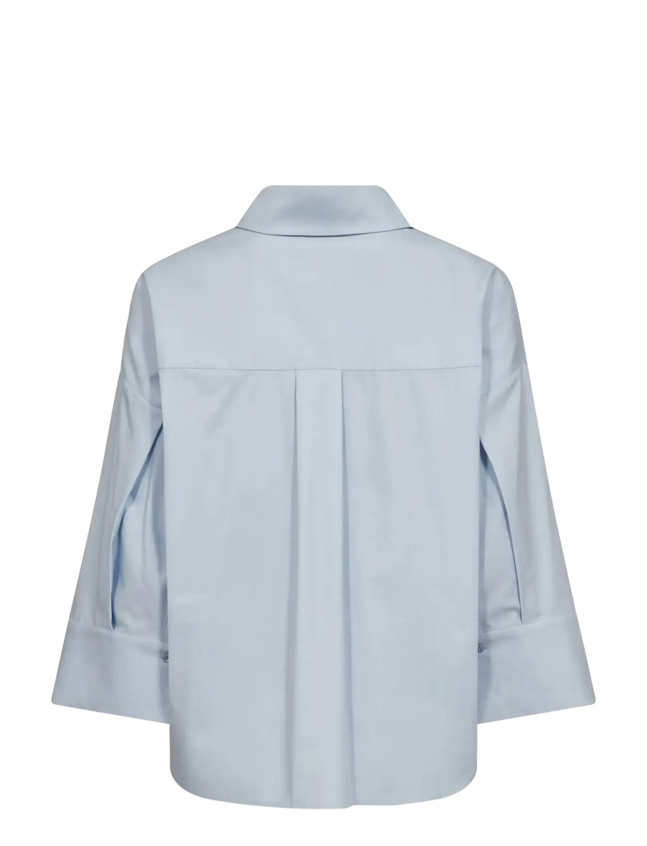 MOS MOSH - MMBritze Cam Cotton Blouse - langärmelige blusen - skyway - 2